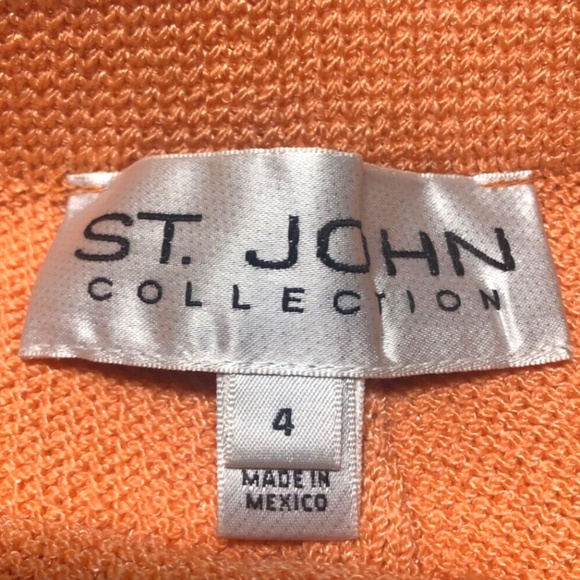 Wool Blend Santana Knit, Wide Leg Pants, Peach Color - Picture 14 of 16